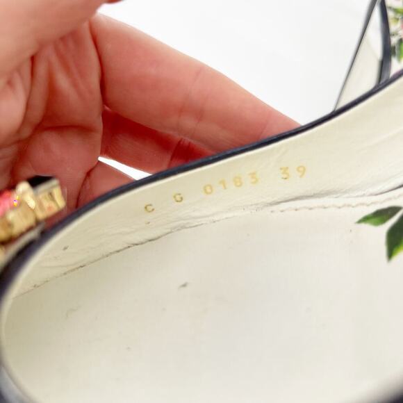 Dolce & Gabbana Multicolor Floral Crystal Embellished Slingback Pumps IT 39 - Picture 11 of 16